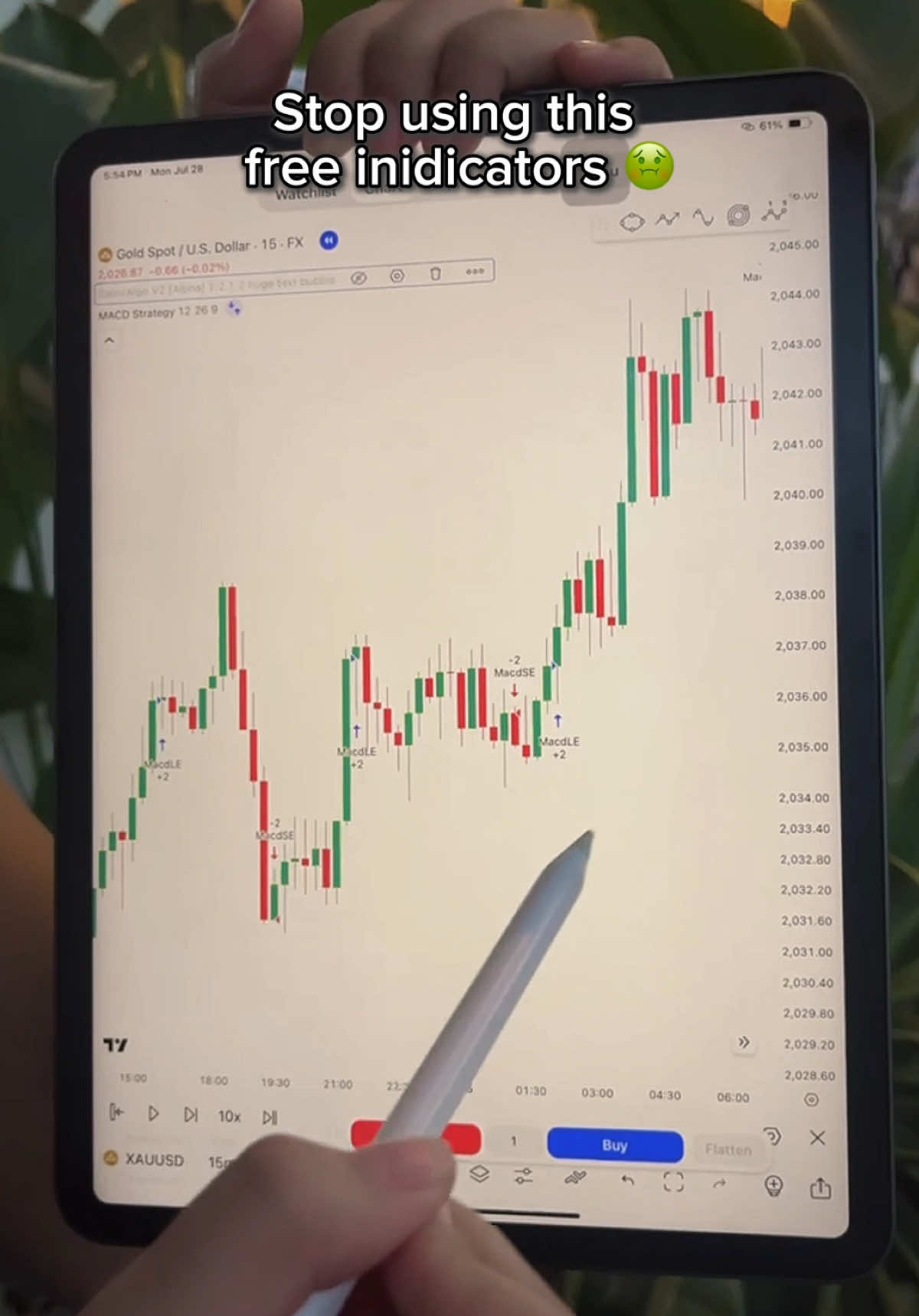 We always use GainzAlgo V2 Alpha indicator 📈 #crypto #stocks #forex #tradingview 