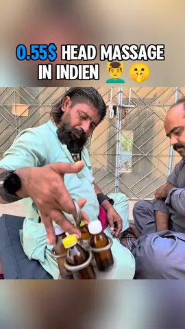0.55$ head massage in indien 💁😂#headmassage #massage #asmr #asmrmassage #relaxing #denver 