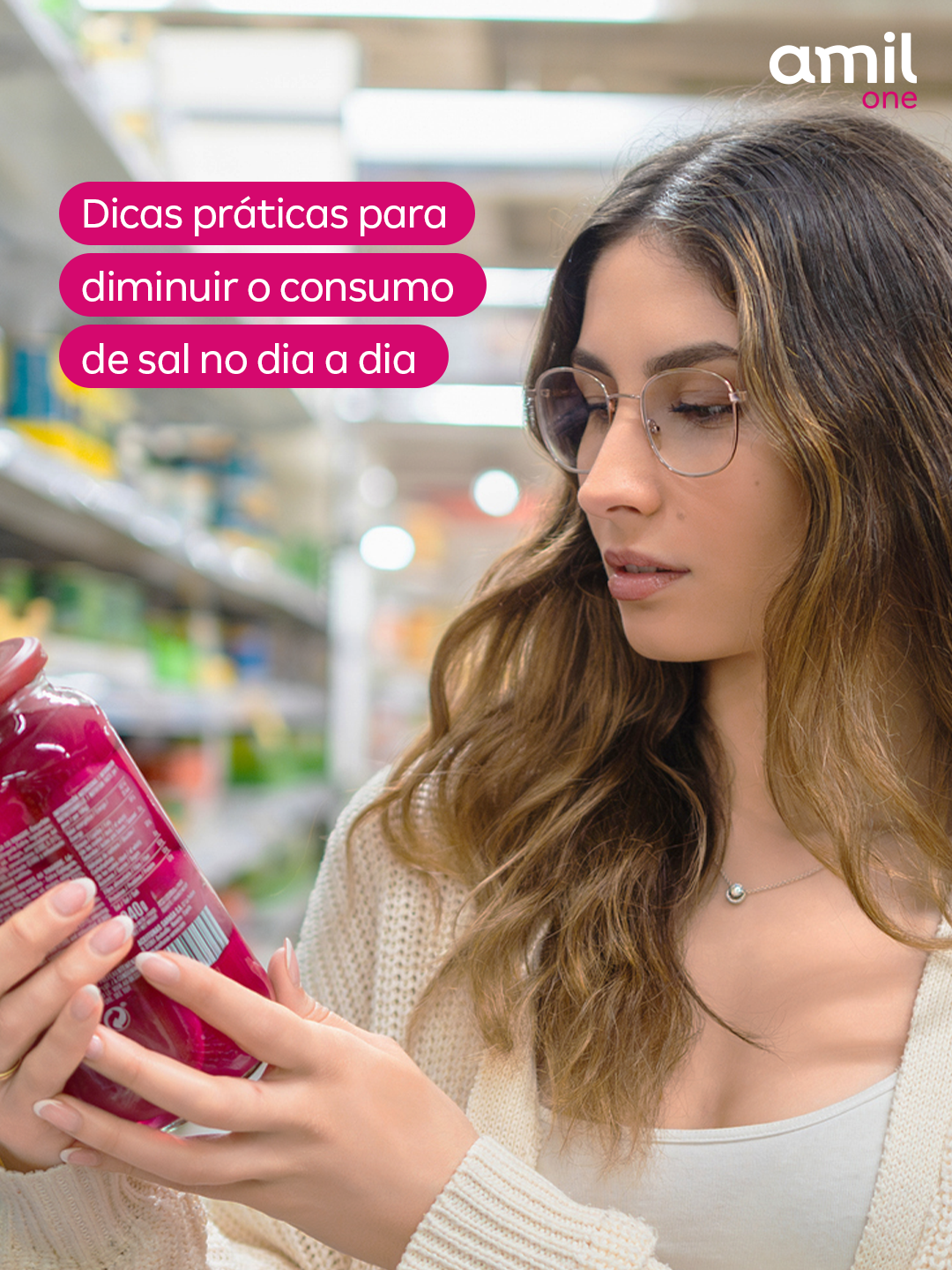 Quer diminuir o sal sem abrir mão do sabor da comida? Confira algumas dicas simples para uma alimentação mais saudável! 🧂 #Sal #AmilOne
