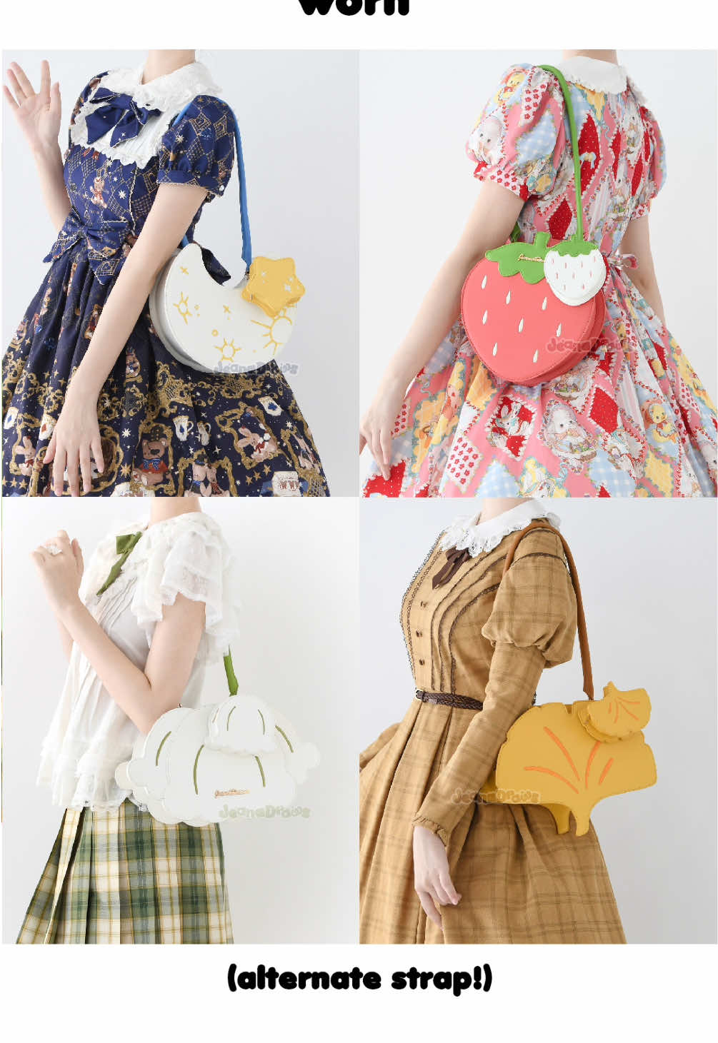 Which one is your fave? Available in my online shop! (🔗 in bio) #bagdesign #designprocess #cutebag #jfashion #cutecore #cottagecore #kawaiiaesthetic 