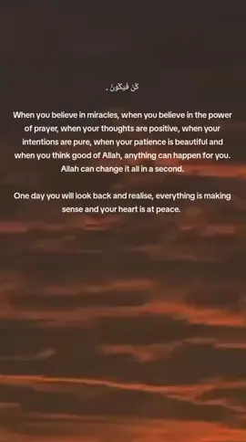 ✨ Kun Fayakun — Be, and it is. Trust His timing, trust His plan. Miracles happen when you believe 🤍🌙  #foryoupage❤️❤️ #foryoupagе #IslamicReminders #DivineTiming #trustAllah #pray #islam #Faith #mercyofallah #Sabr #Tawakkul #divineconnection #Quran  #foryoupagе #