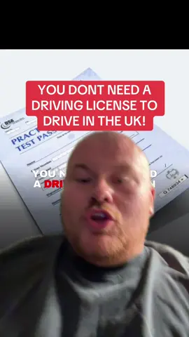You dont need a driving license to drive in the UK 🤯 #carsoftiktok #cartiktok #zacstudd #drivinglessons #drivingtestsuccess #drivingschool 