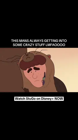 THIS MANS ALWAYS GETTING INTO SOME CRAZY STUFF LMFAOOOO Watch StuGo on Disney+ NOW #stugo #disneytva #disneyplus #disney #animation 