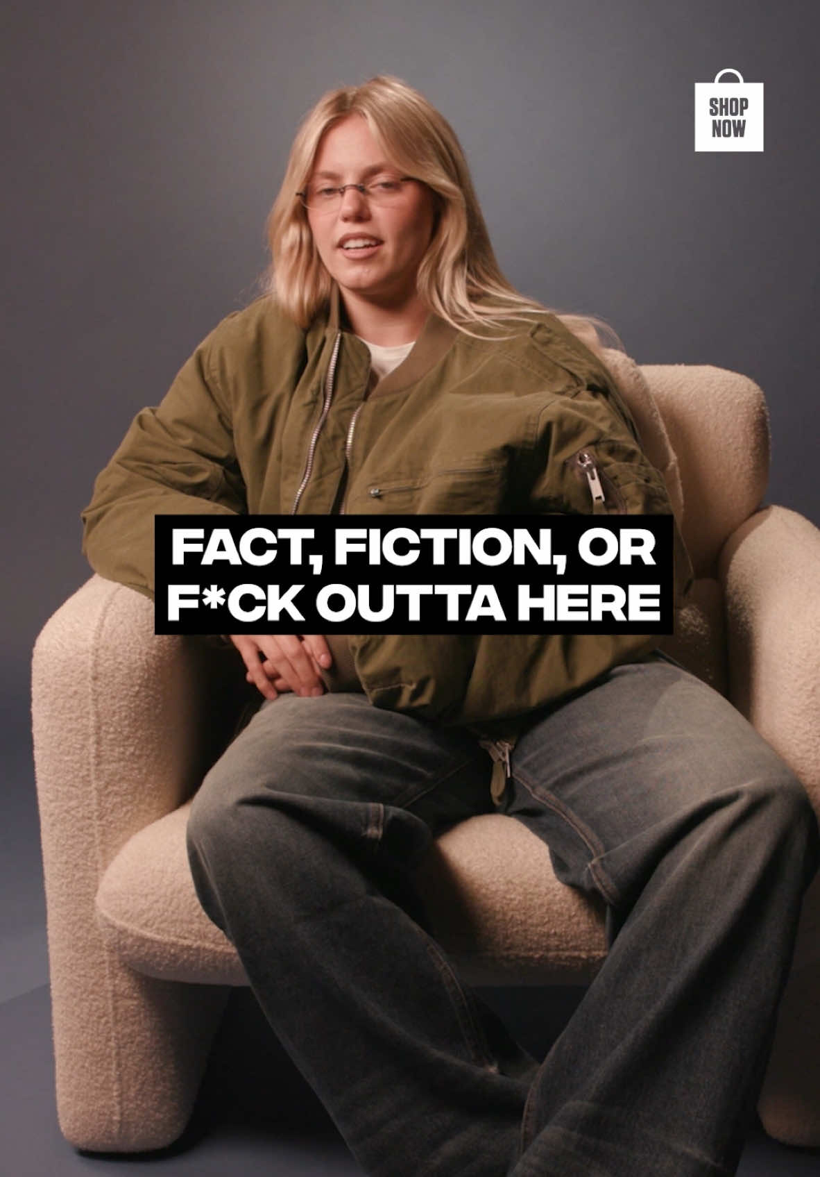 Reneé Rapp loves attention. 🫦 She pulled up to play a game of 'Fact, Fiction, or F*ck Outta Here' to draw the line between truth and trolling. #reneerapp #biteme #reneerappedit 