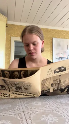 Luetaan mielipidekirjoituksia vuodelta 1942📜🖋️ #historia #lehdet #kirjallisuus #ennenvanhaan #vanhanaikainen #fyp #tunnelmia #pohjalaistalot #entisöinti #löydöt #suomenhistoria 