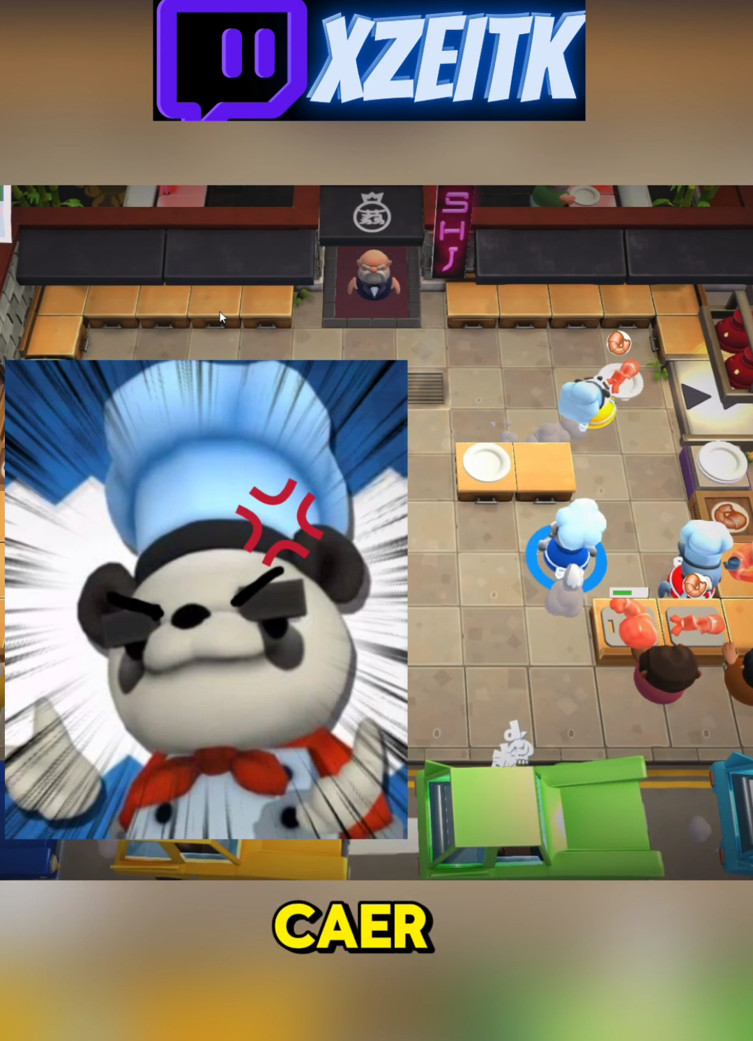 Hoy en Chaotic Chefs, el buen @Larcer le tocó cocinar con nosotros! #overcooked2 #overcooked #chef #cook #masterchef #stream #game #gaming #fypシ゚ #GamerGirl #fy #streamerespañol #paratii 