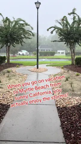 From #longbeach #california to #myrtlebeach #southcarolina what is this wet stuff and sounds from the sky? #thunder #lightning #storm #vacations 