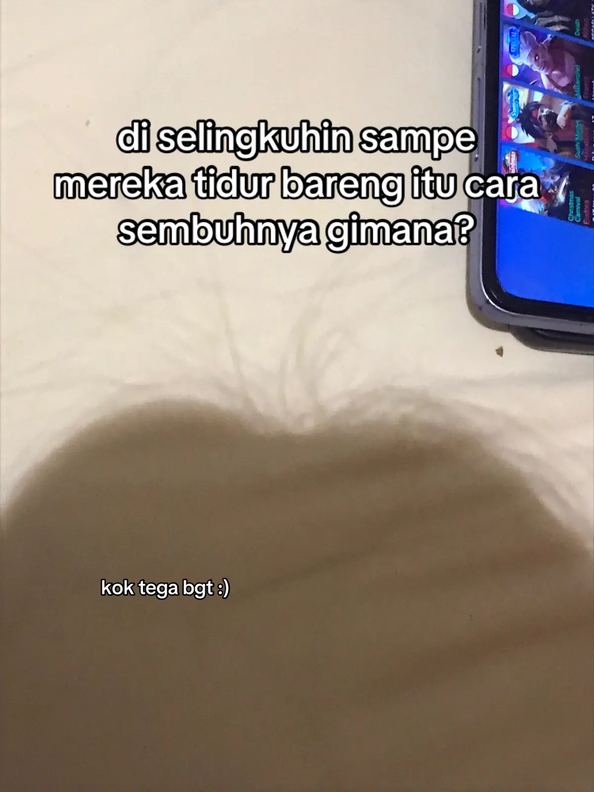 gaa ngapa”in kok dengan muka tersenyum 🥀