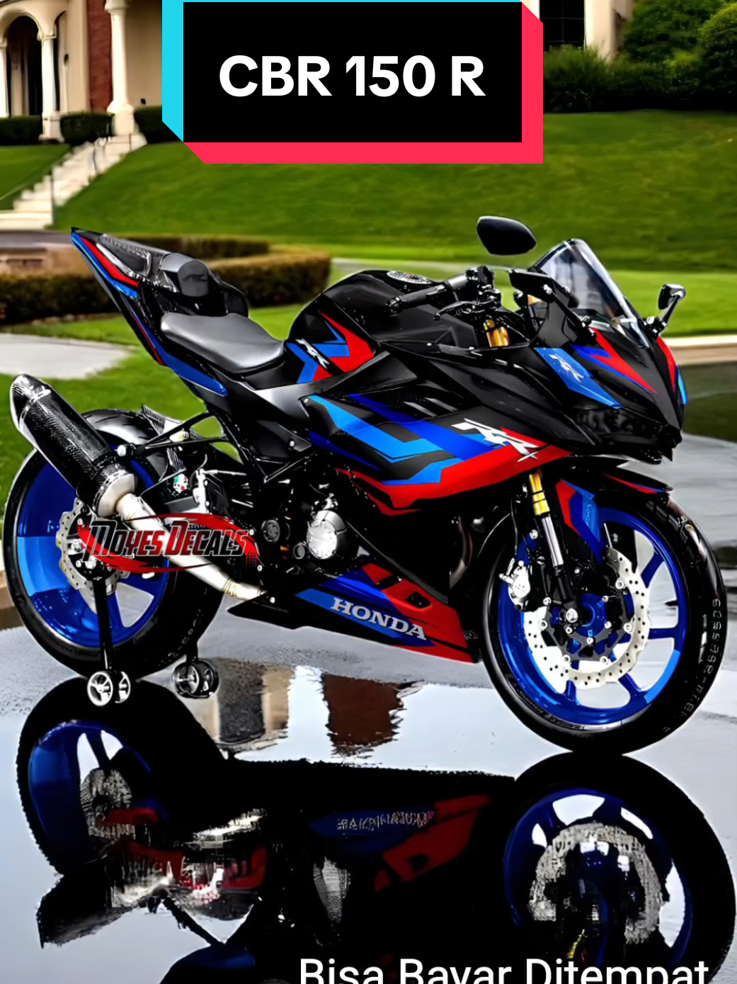 Decal CBR - Stiker Fullbody CBR 150R Motif Livey BMW  #decal #cbr #cbr150r  #modifikasicbr 