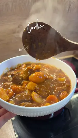 Čorba/ Gulaš/ Kuhanje/ Eintopf 🥘 Zutaten 🇩🇪 • Öl zum Anbraten • ca. 500 g Rindfleisch (in Würfel geschnitten) • 2 Zwiebeln (gehackt) • 2 Knoblauchzehen (gehackt) • 1 EL Butter • 1 EL Tomatenmark • Salz, Pfeffer, Paprika edelsüß • 5–6 Kartoffeln (geschält, gewürfelt) • 2 Möhren (in Scheiben) • Gemüsebrühe oder Rinderbrühe (alternativ einfach Wasser) Zubereitung: 1. Fleisch scharf in etwas Öl anbraten, bis es Farbe bekommt – dann herausnehmen. 2. Zwiebeln und Knoblauch im selben Topf glasig braten. 3. Butter und Tomatenmark dazugeben und kurz mitrösten. 4. Mit Salz, Pfeffer und Paprika würzen. 5. Fleisch wieder in den Topf geben. 6. Kartoffeln und Möhren hinzufügen. 7. Mit Brühe oder Wasser auffüllen, bis alles gut bedeckt ist. 8. Zugedeckt ca. 1,5–2 Stunden köcheln lassen, bis das Fleisch zart ist. Optional: Mehlschwitze für mehr Bindung • 2 EL Butter • 1 ½ EL Mehl • ½ EL Paprika edelsüß → Alles in einer Pfanne kurz anschwitzen, nach Wunsch mit etwas Öl, dann in den Eintopf einrühren. Sastojci 🇧🇦 • Ulje za prženje • ca. 500 g govedine (isječene na kockice) • 2 crna luka (sitno sjeckana) • 2 čehna bijelog luka (sitno sjeckana) • 1 kašika putera • 1 kašika paradajz pirea • So, biber, slatka paprika • 5–6 krompira (oguljeni, isječeni na kockice) • 2 mrkve (isječene na kolutiće) • Povrtni ili goveđi temeljac (može i obična voda) Priprema: 1. Meso naglo ispržiti u ulju dok ne dobije lijepu boju – izvaditi sa strane. 2. U istom loncu propržiti crni i bijeli luk dok ne omekšaju. 3. Dodati puter i paradajz pire, kratko propržiti. 4. Začiniti solju, biberom i slatkom paprikom. 5. Vratiti meso u lonac. 6. Dodati krompir i šargarepu. 7. Sve preliti temeljcem ili vodom – da bude pokriveno. 8. Poklopiti i kuhati na laganoj vatri 1,5–2 sata, dok meso ne postane mekano. Po želji: zaprška za gušću teksturu • 2 kašike putera • 1 ½ kašike brašna • ½ kašike slatke paprike → Sve kratko propržiti u tavi (može i malo ulja po želji), pa dodati u čorbu. #bosna #bosnaihercegovina #bosnien #balkan #hrvatska #srbija #yugo #jugo #starinskahrana #starinsko #starina #nena #hljeb #corba #corbe #eintopf #kartoffel #kuhanje #gulas #meso #fleisch 