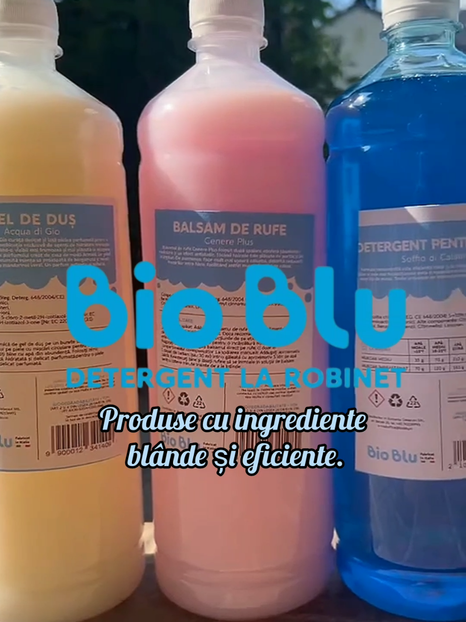 Am testat zilele acestea 4️⃣ produse geniale de la @bioblu.ro1   și trebuie să-ți spun că m-au surprins plăcut! 💚 🧴 Gel de duș, 🧼 Săpun lichid, 🧺 Detergent de rufe și Balsam de rufe – toate cu ingrediente blânde și eficiente. 👕 Detergentul de rufe este eficient chiar și la temperaturi scăzute ❄️ – ceea ce e grozav pentru hainele sensibile sau pentru un consum redus de energie. 💧 Iar în combinație cu balsamul de rufe, hainele ies nu doar perfect curate, ci și moi la atingere și parfumat delicat, un miros care persistă zile bune! 🫧 Săpunul lichid are o textură delicată, face o spumă fină și lasă mâinile curate, hidratate și fără senzația aceea neplăcută de uscăciune. 🚿 Gelul de duș are un miros discret și plăcut, iar textura cremoasă curăță pielea în profunzime, lăsând-o catifelată și îngrijită după fiecare folosire. 💬 Tu le-ai încercat ?  #BioBlu  #detergentbio  #geldedus #sapunlichid #rufeimaculate 