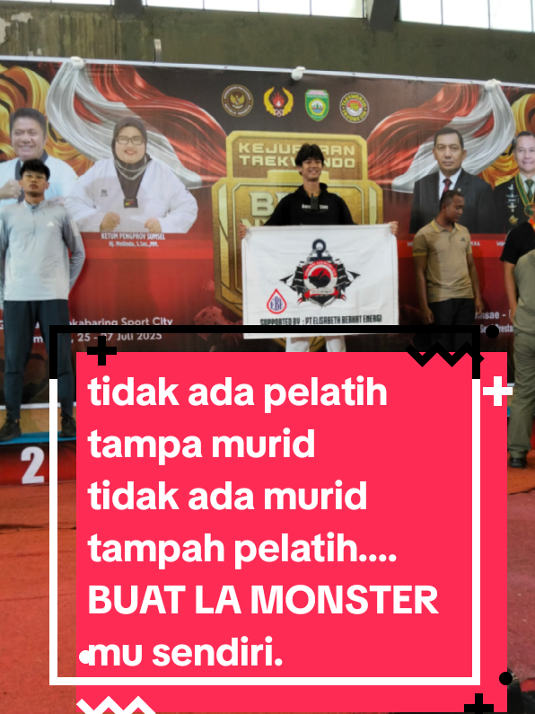 buat la .murid mu sendiri... buat la .monster mu sendiri karna kami pengen mandiri ##taekwondosumsel #menhan #pbti #andromedaPLG #sorotan @triananina77 