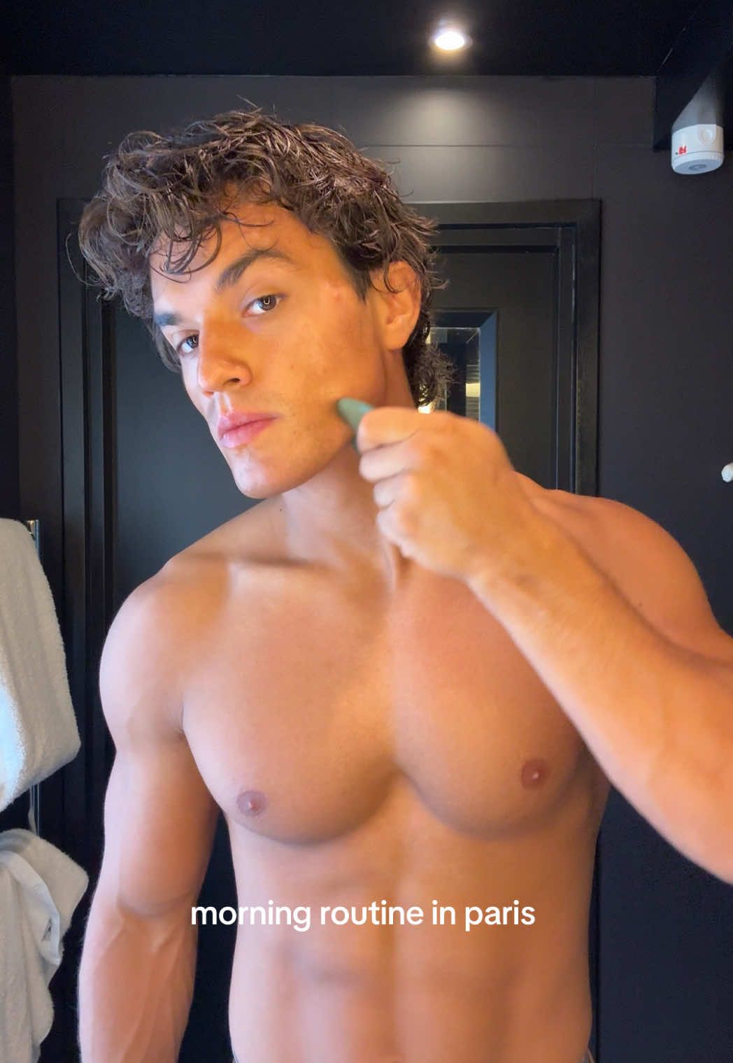grwm in paris #morningroutine #grwmroutine #menskincare #guasha 