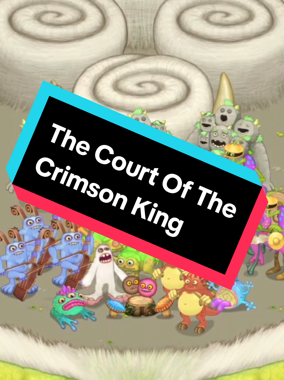 The Court Of The Crimson King by King Crimson | @DuckyPiee @My Singing Monsters | #kingcrimson #60s #mysingingmonster #albumcover #vinyl 