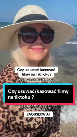 Czy warto kasować filmy? Pamiętaj nie kasuj filmów na TikToku! Jedyne dwa powody kiedy warto to zrobić : gdy film łamie zasady społeczności albo otrzymał ograniczenia. #tiktokalgorithm #rozwijaniekonta #howtogrowontiktok 