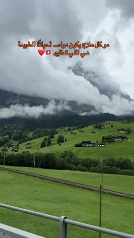 مو كل علاج يكون دواء… أحيانًا الطبيعة هي اللي تعالج. 🇨🇭❤️ YouTube= Stevan Najim #ستيفان #سويسرا #بلجيكا #السفر #اوروبا #العراق #fyp #nature #mountain 