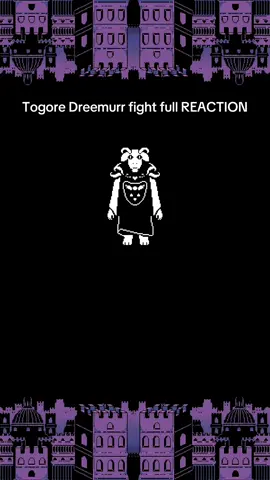 Togore Dreemurr boss fight REACTION #deltarune #undertale #togore #togoredreemurr 