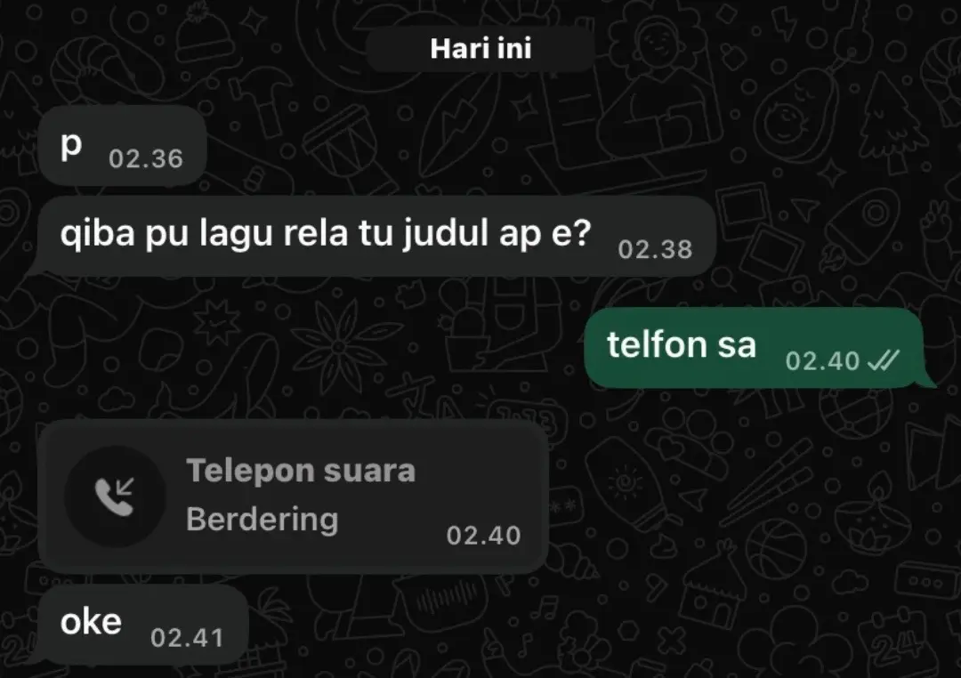 tinggal bilang rindu sj susah smpe🤣 