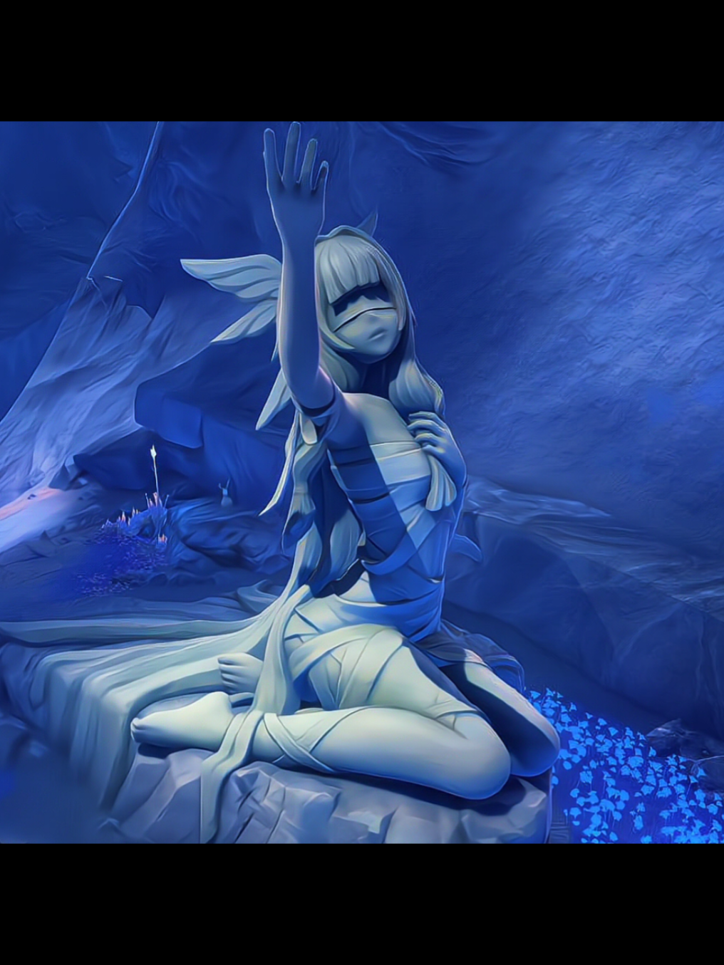 This first statue is perfect  #columbina #columbinagenshinimpact  #genshin 