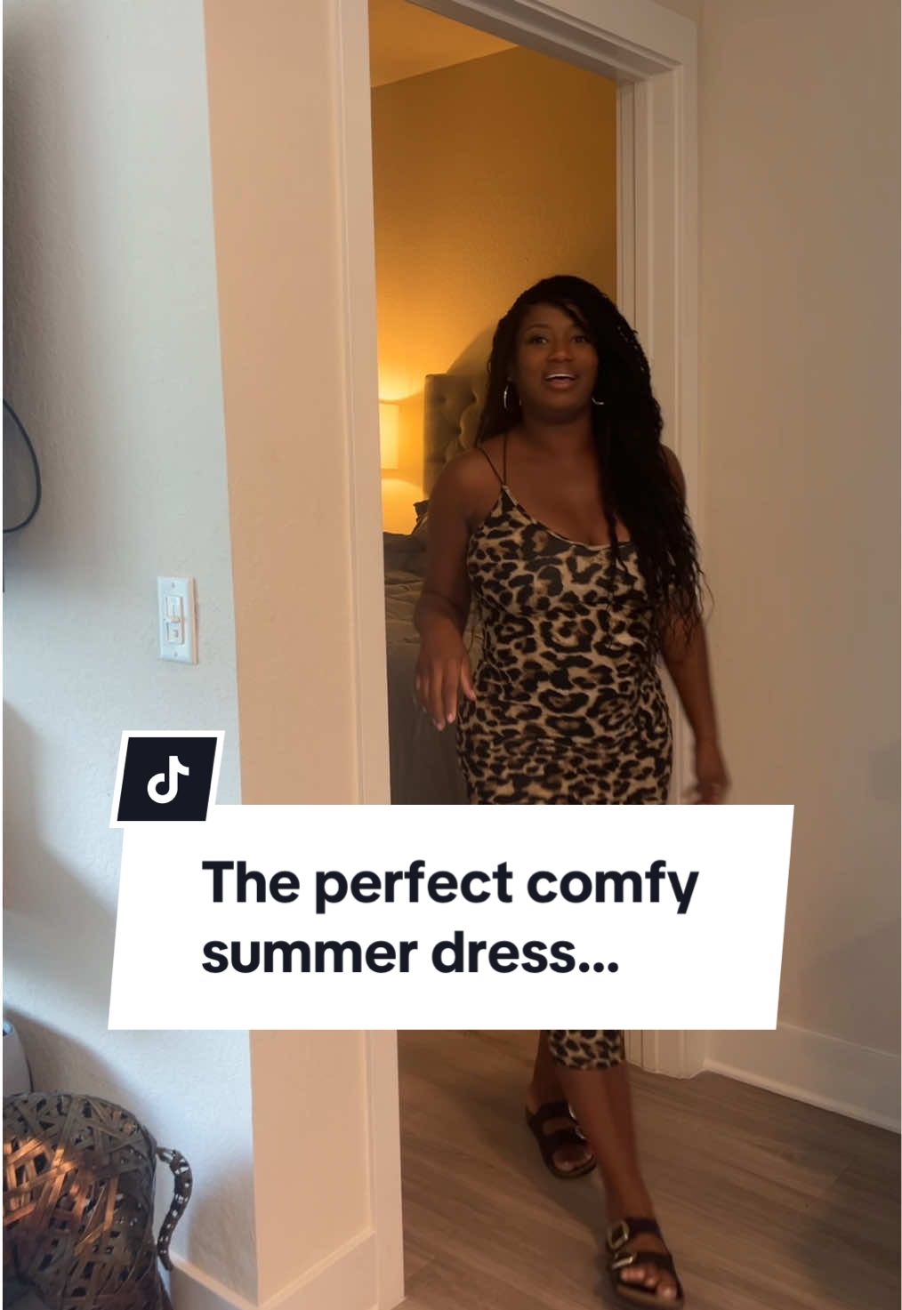 The perfect comfy summer dress, especially for this baby bump! You can dress it up or down honestly….. #summerdress #summerdresses #tiktokshop 