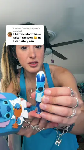 Replying to @Candy_cake_lover stitch tampon 😱😱😱 🩸 #liloandstitch #stitch #stitchgirl 