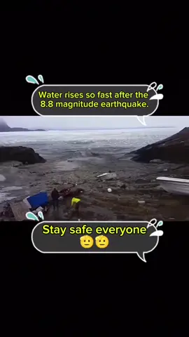 Water rises so fast after the 8.8 magnitude earthquake. Stay safe everyone.🫡🫡🫡 #earrhquake #earthquaketoday #staysafeeveryone #fypシ゚viral #fyp #fypage 
