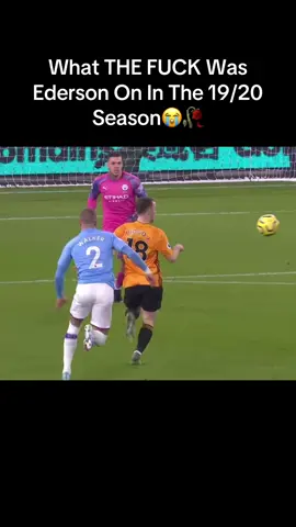 Bro murdered his own TEAMMATE😭✌️ #fyp #ederson #mancity #football #PremierLeague #goalkeeper #wolves #brazil #arsenal #manutd #wild 