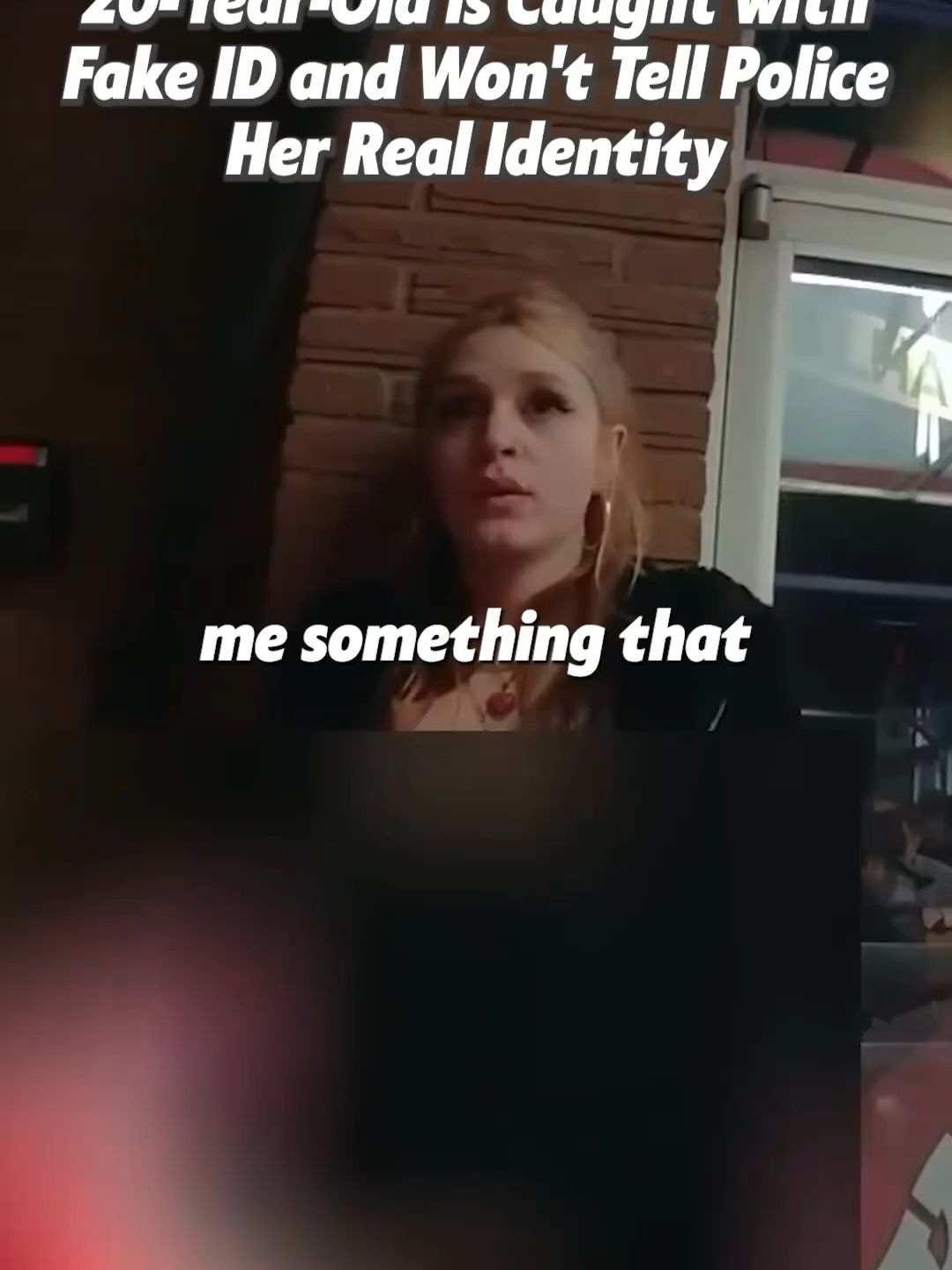 20-Year-Old Caught with Fake ID Wont Tell Her Real Identity part 2 Full clip on California Bodycam