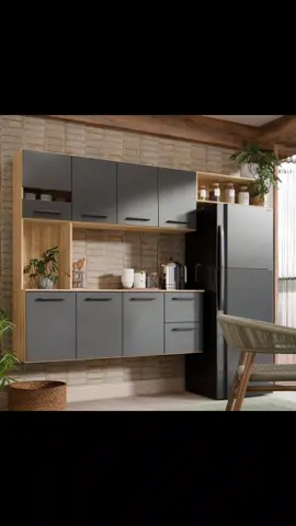 Armário de Cozinha Juliana Completa Com 7 Portas E 2 Gavetas Compacta. https://magazineluiza.onelink.me/589508454/xcjb0409