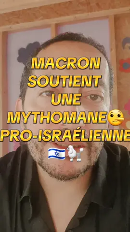 Macron soutient une mythomane pro-israélienne #macron #mariesinfiltre #antisemitisme 