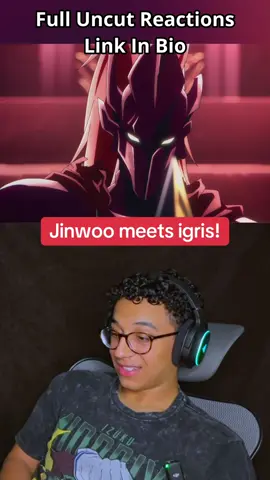 Jinwoo meets igris! #igris #sololeveling #sungjinwoo #animereaction #animefight 