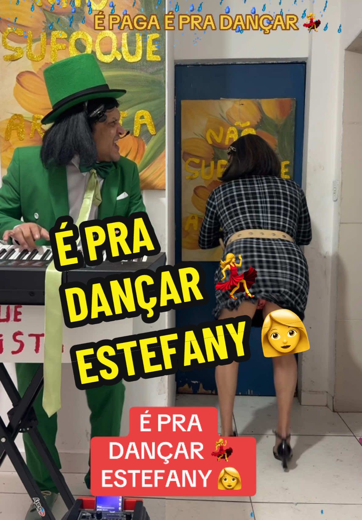 É PRA DANÇAR 💃 ESTEFANY 👩#dançarina#jorgebuche #dublagem #comedia @TikTok Brasil 