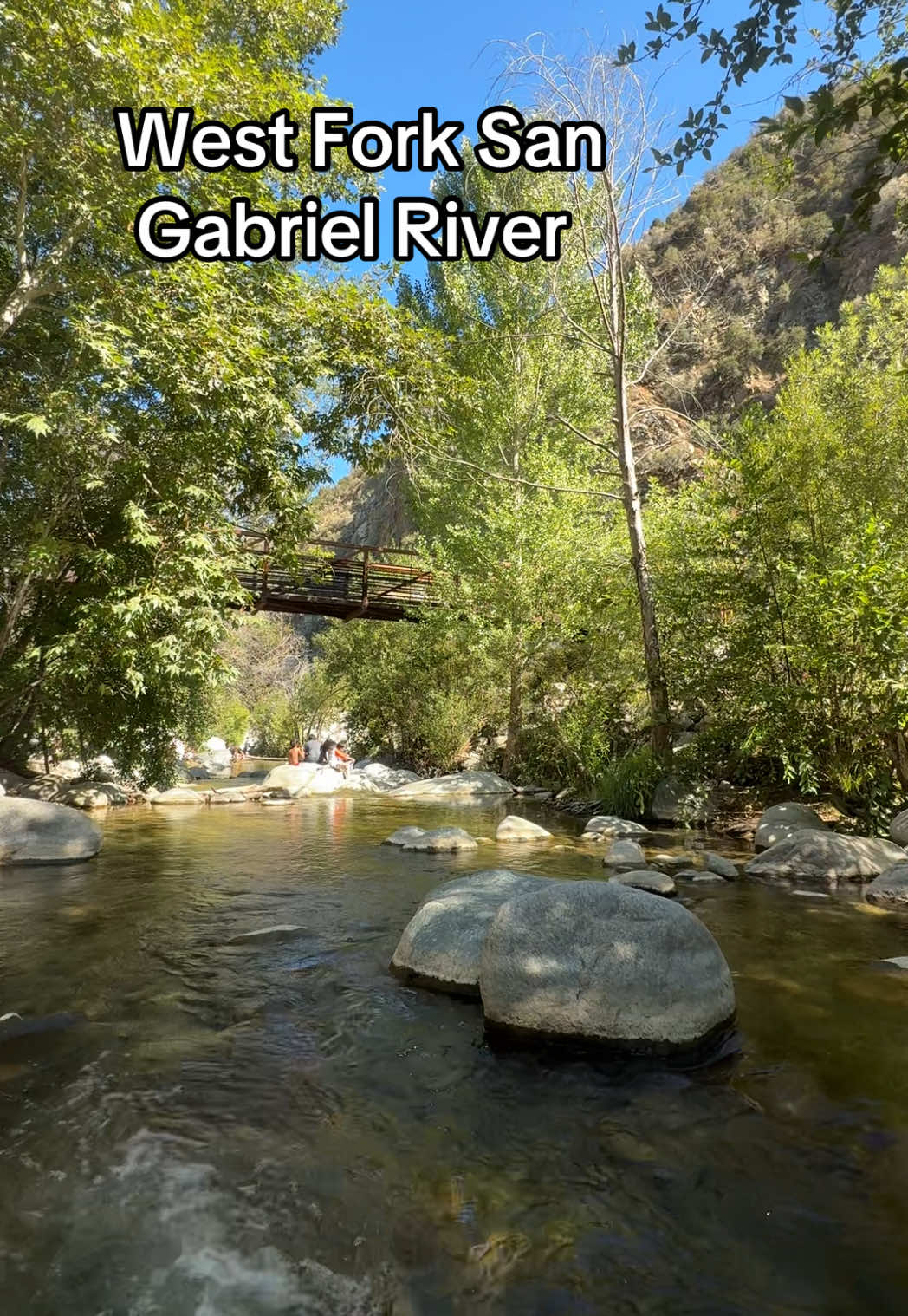 West Fork San Gabriel River     YouTube lopezexplora will show you a step by step guide to this and many other amazing hiking destinations !! Follow and subscribe 🥾🥾.                         En YouTube Lopezexplora te enseño como llegar paso a paso a este y muchos lugares espectaculares más!! Sigueme y suscríbete!! 🥾🥾