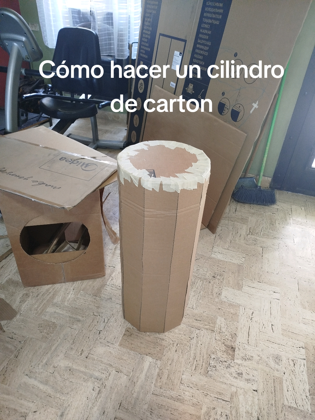 Cómo hacer un cilindro de cartón para tus eventos 🎈 #cilindro #cilindroparafiestas #comohaceruncilindro #paratiiiiiiiiiiiiiiiiiiiiiiiiiiiiiii #globoscreation #foryoupage 