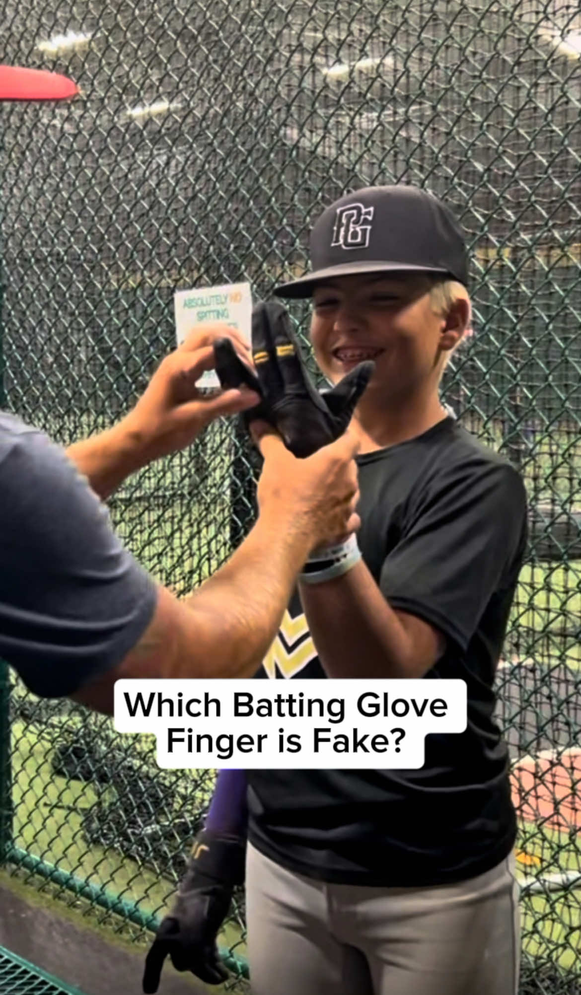 Which baseball batting glove finger is fake. Working on swing mechanics at @D-BATArlington Also we visit the @Warstic Sports headquarters in Dallas while on our way to @NYABC #MLB #baseball #baseballlife #baseballtiktoks #baseballseason #swingmechanics 