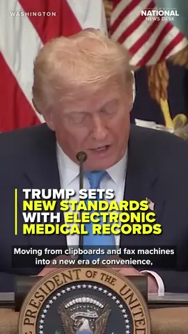 Trump launches an initiative for Americans to upload personal health data and medical records to new apps and systems.   #trump #oz #rfkjr #doctor #medicine #health #technology  