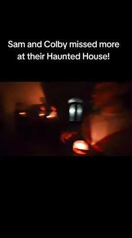 Sam and Colby missed more at their Haunted House!#viral #fyp 