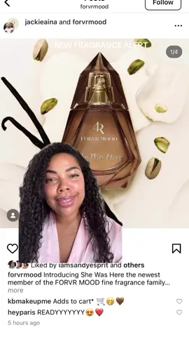 New fragrance alert from @FORVR MOOD and it’s giving gourmand floral!!!  #nichefragrances #newfragrance #forvrmoodperfume #perfumetok 