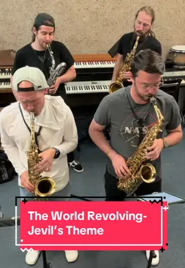 Time to break out the Deltarune tunes! The Deltatunes! One of our favorites: Jevil’s theme “The World Revolving” #s4x #s4xofficial #ost #susie #videogamemusic #kris #fyp #foryou #sax #saxophone #saxquartet #music #ralsei #musicians #gamemusic #jevil #rouxlskaard #sans #queen #deltarune #undertale  