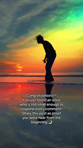 Congratulations!!!  You just found an artist who is still small enough to respond every comment! Share this post as proof you were hear from the beginning 🌙 #emo #altrock #fyp #newmusic #foryourpage #elderemo #minuteaftermidnight 