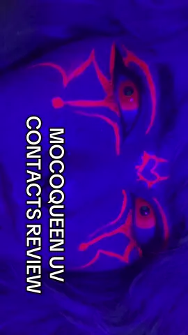 EXCITING REVIEW TIMEEEE  @MocoQueen SENT ME SOME INSANE CONTACTS ARE YOU KIDDING ME.  ive wanted UV contacts for AGES and these did not disappoint!! the brightness on these are CRAZY, they’re super comfortable (even the mini scleras) and really give that creature look im wanting 🙏 definitely some of the coolest contacts i own now 😼 be sure to use my code “faerys” to save some money on your next mocoqueen order!! thank you so much andbi cant WAIT to use these for cosplays coming up 🤭 #mocoqueen #mocoqueencontacts #cosplay #cosplaycontacts 