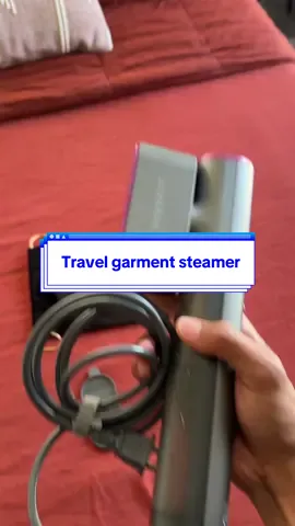 Get rid of wrinkles in a matter of seconds #clothessteamer #garmentsteamer #travelsteamer #jackandrose #steamer #steamerandiron #2in1steamer #steameriron #tiktokshopcreatorpicks 