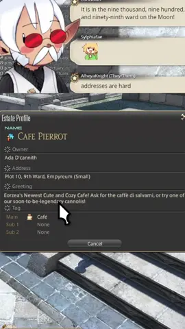Cafe Pierrot, is a place that exists. #ffxivhousing