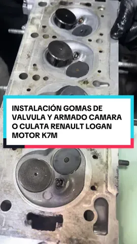 QUIERES SABER LO QUE LE HACEN A TU CÁMARA O CULATA DE COMPRESIÓN EN LA RECTIFICADORA? HOY MONTAJES DE GOMAS DE VÁLVULA Y ARMADO CON MIS AMIGOS DE @Permatexvzla #paratii #mecanicaautomotriz #culata #renault #logan 