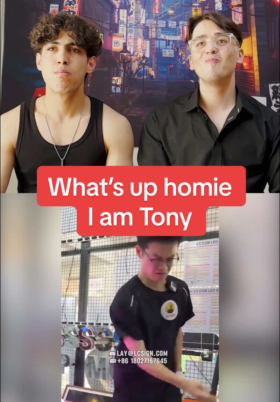 What’s up homie I am Tony #new #funny #video #tony #homie #laugh #guys #fyp 