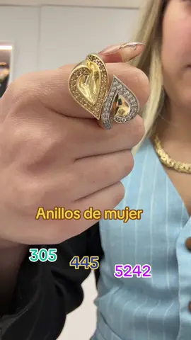 Anillos de mujer #cubanas #cubanosporelmundo #miami #fyp #joyeria 