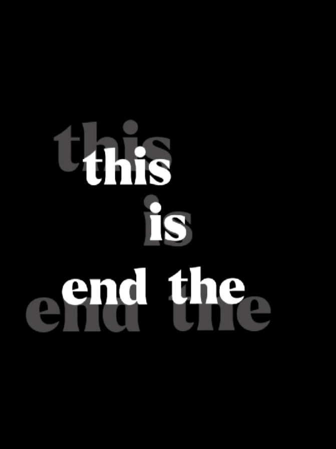 this is the end🎲💢...#TikTok #Lyrics #Song #SongLyrics #ForYou #🎲💢 