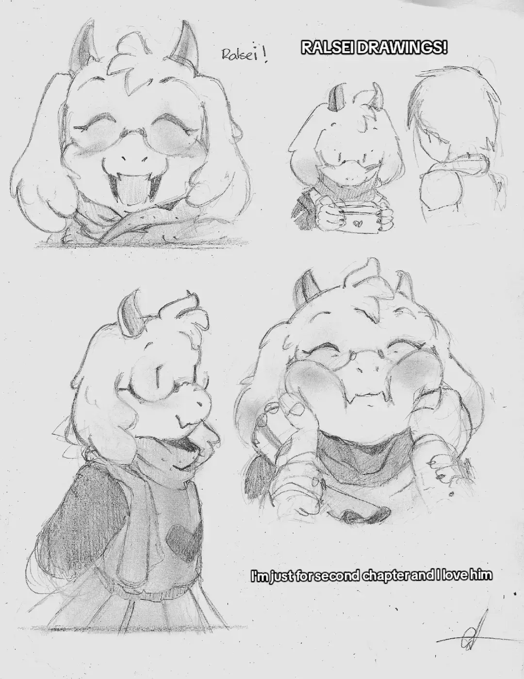 men, deltarune got me crazy with his history and characters, Ralsei is the charming one. AMAZING (⁠✷⁠‿⁠✷⁠), hope you like these sketches. See ya!  #ralsei #deltarune #deltarunechapter2 #drawing #fypシ #cute