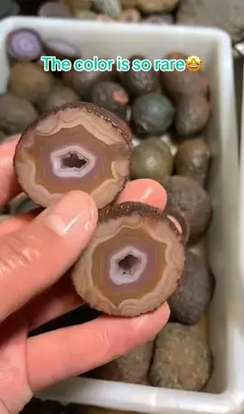 Have you ever seen an agate color like this? #agate #crystals #druzyagate #rarecrystals #fyp #crystalcollection 