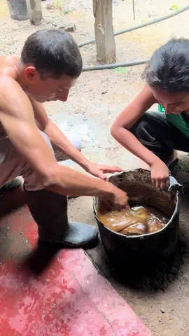 Batiendo un dulce de pata 👍🏽